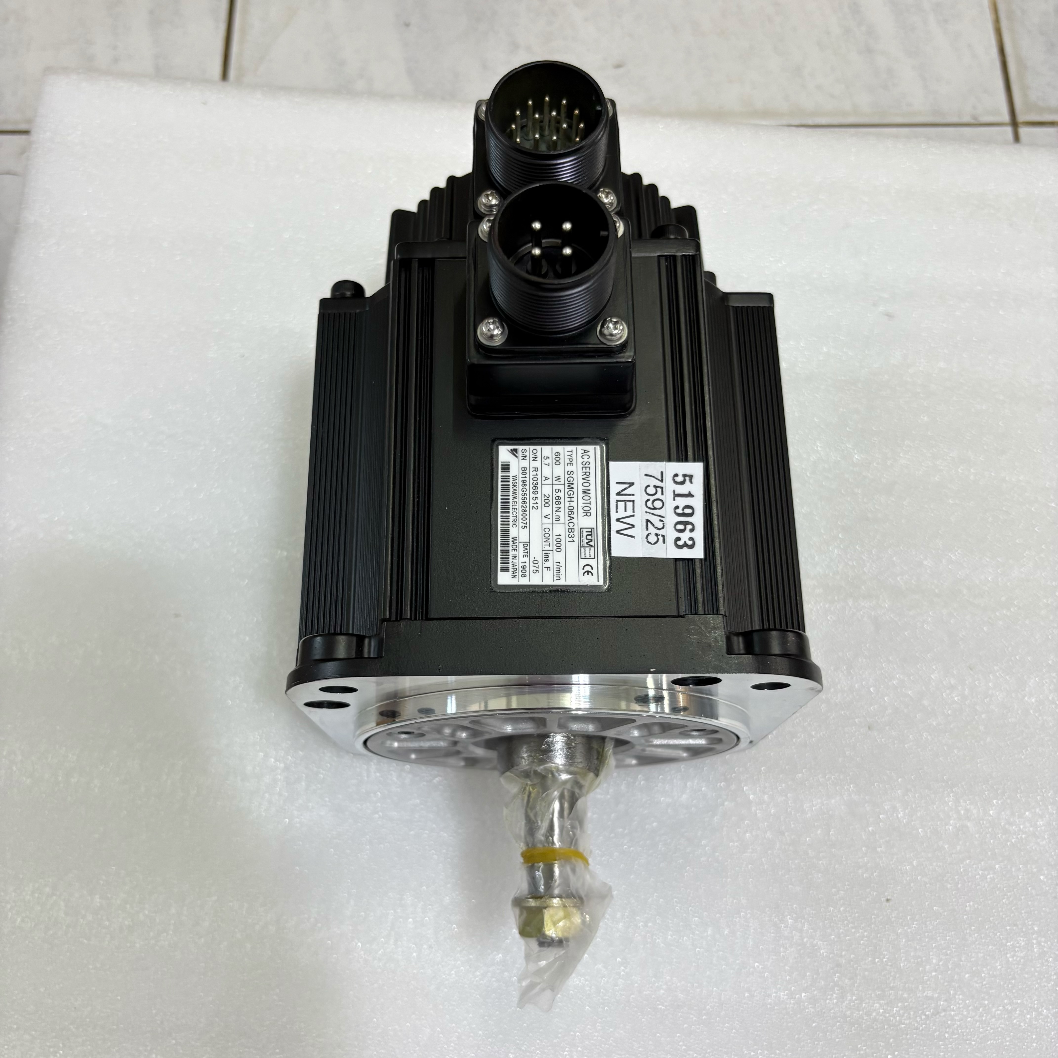 SGMGH-06ACB31 SERVO MOTOR "YASKAWA"