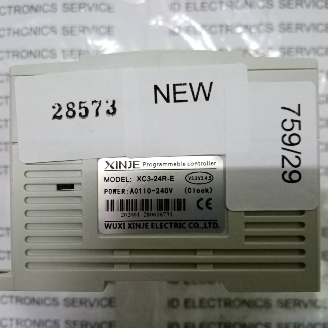 PLC " XINJE " MODEL : XC3-24R-E