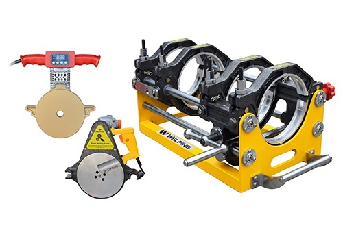 เครื่องเชื่อมท่อด้วยความร้อน Welping รุ่น WP250C Manual (มือหมุน) ขนาดท่อที่เชื่อม 63mm-250mm