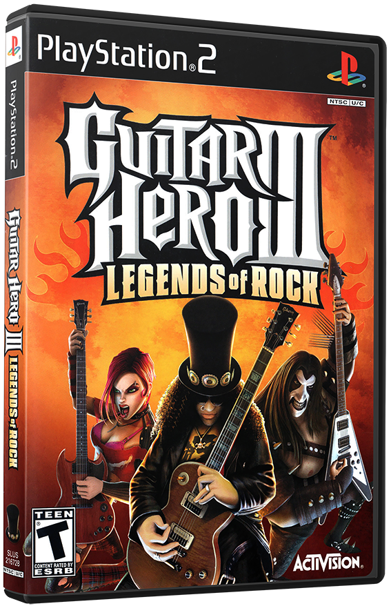แผ่นเกมส์ PS2 : Guitar Hero III - Legends of Rock