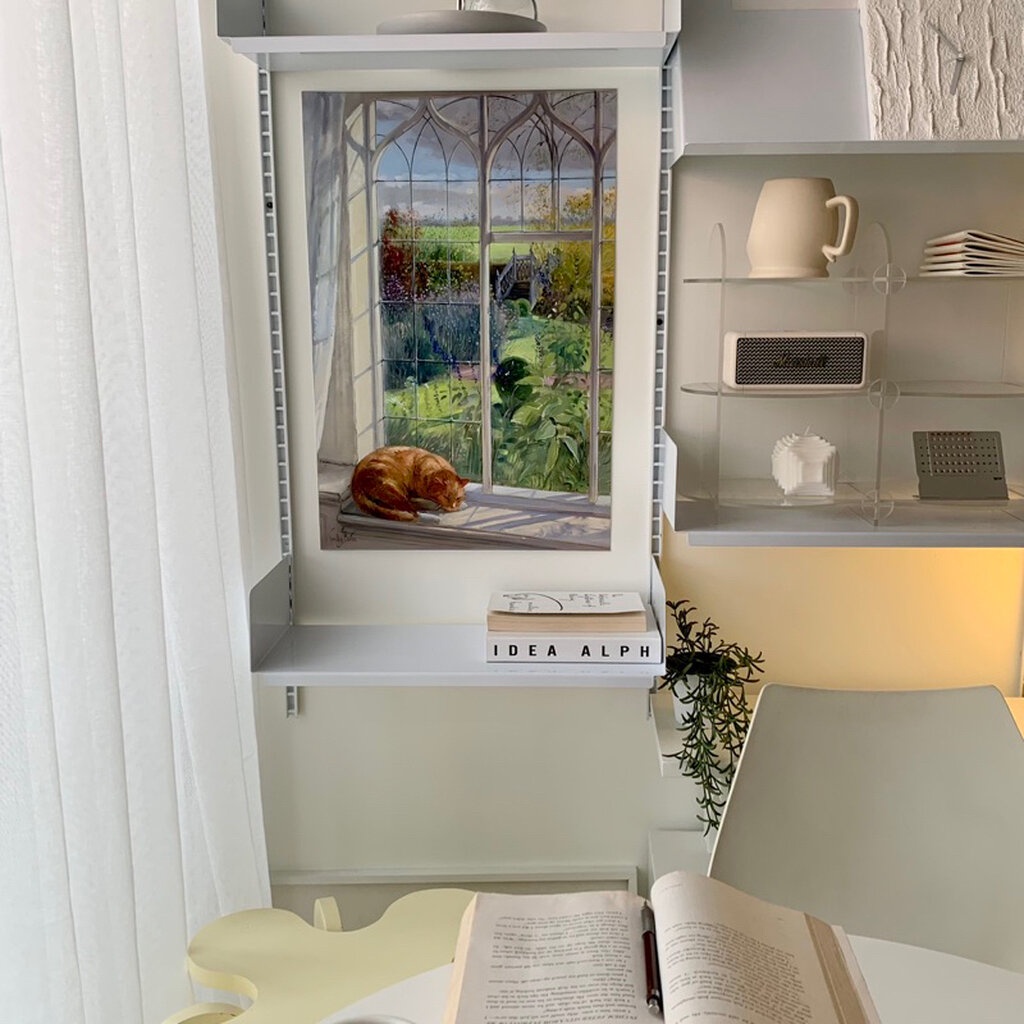 [พร้อมส่ง] Jnihouse : My window series canvas ภาพพิมพ์ผ้าแคนวาส 40x60 cm