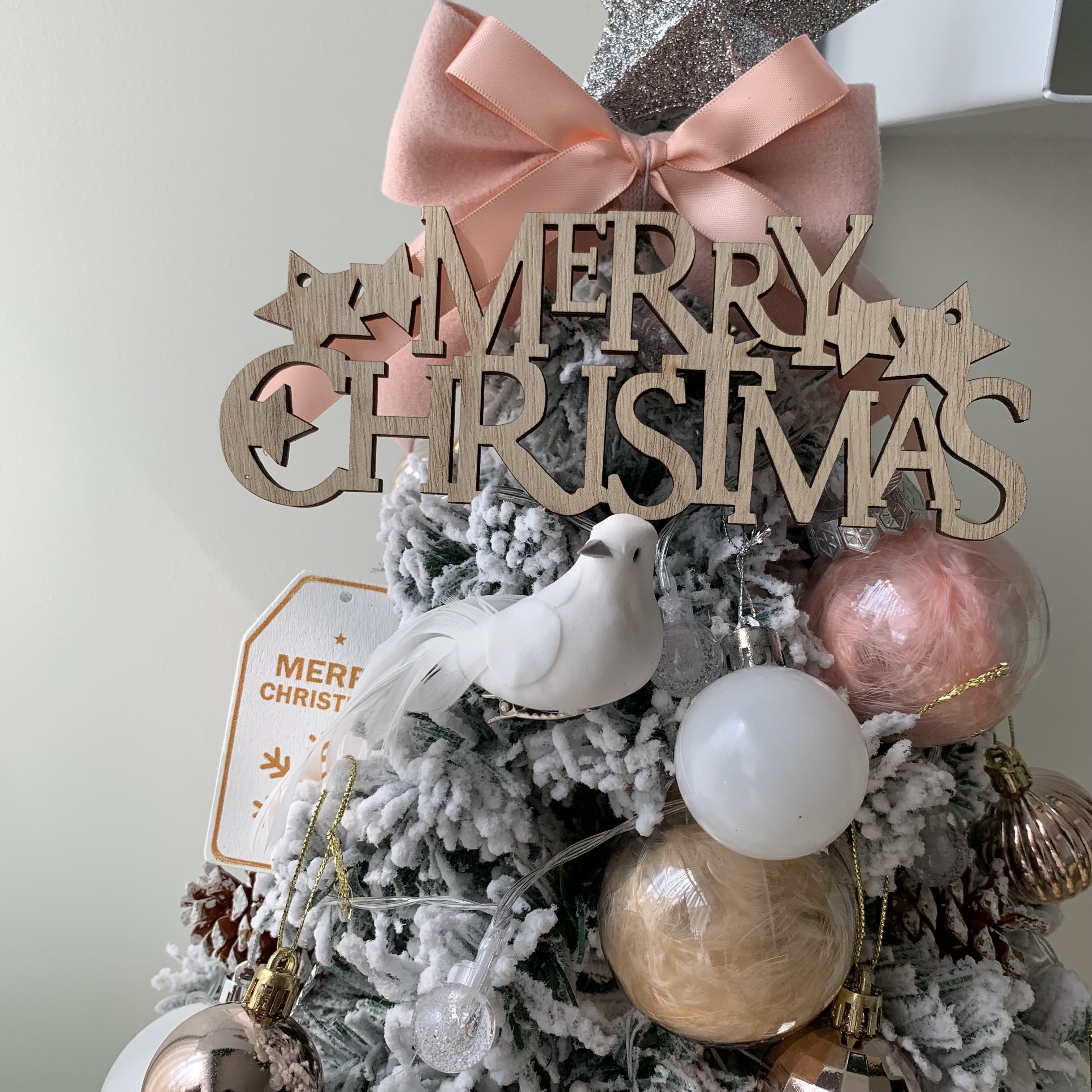 [พร้อมส่ง] Jnihouse : ต้นคริสต์มาสขาวสูง 45 cm (Christmas tree decoration)