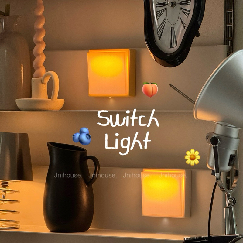 [พร้อมส่ง] Jnihouse : Switch Light – โคมไฟไร้สาย โคมไฟมินิมอล