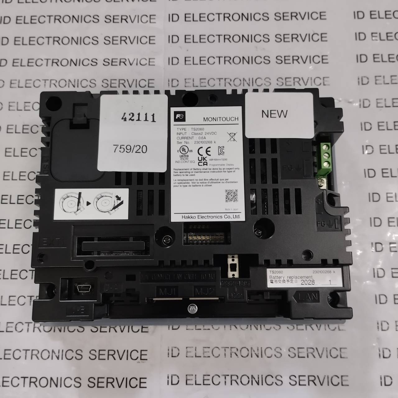 HMI " HAKKO " MODEL : TS2060