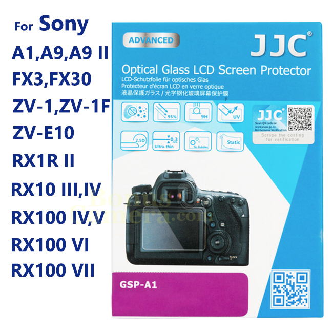 GSP-A1 แผ่นกันรอยจอ โซนี่ ZV-1,ZV-1F,ZV-E10,A1,A9,A9 II,FX3 ใช้แทน Sony PCK-LG1 LCD Screen Protector