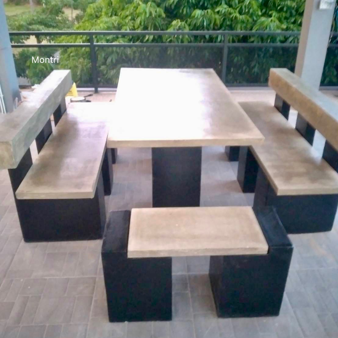 โต๊ะสนาม โต๊ะสนามกลางแจ้ง ชุดโต๊ะสนาม ชุดโต๊ะสนามกลางแจ้ง ขนาด 180*80 cm. ชุดโต๊ะพนักพิง