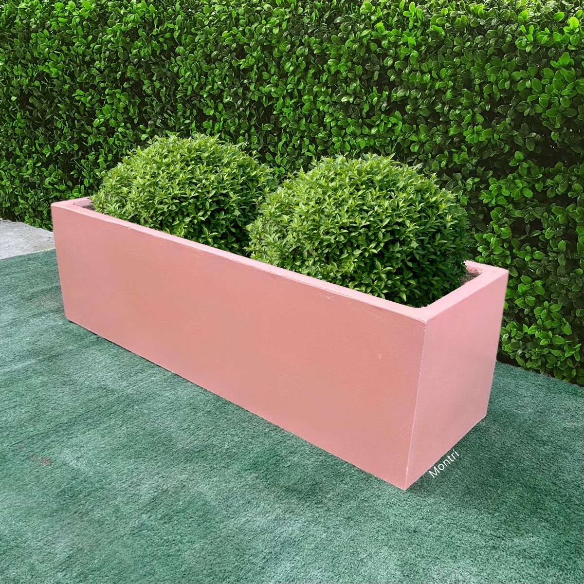 กระถางปูน กระถางทรงรางยาว ยกชุด 10 ใบ ลงสีคุณภาพพร้อมเคลือบเงาสามารถวางได้ทั้งกลางแจ้งและในร่ม ขนาด 30*100* cm. วัสดุเป็นปูน