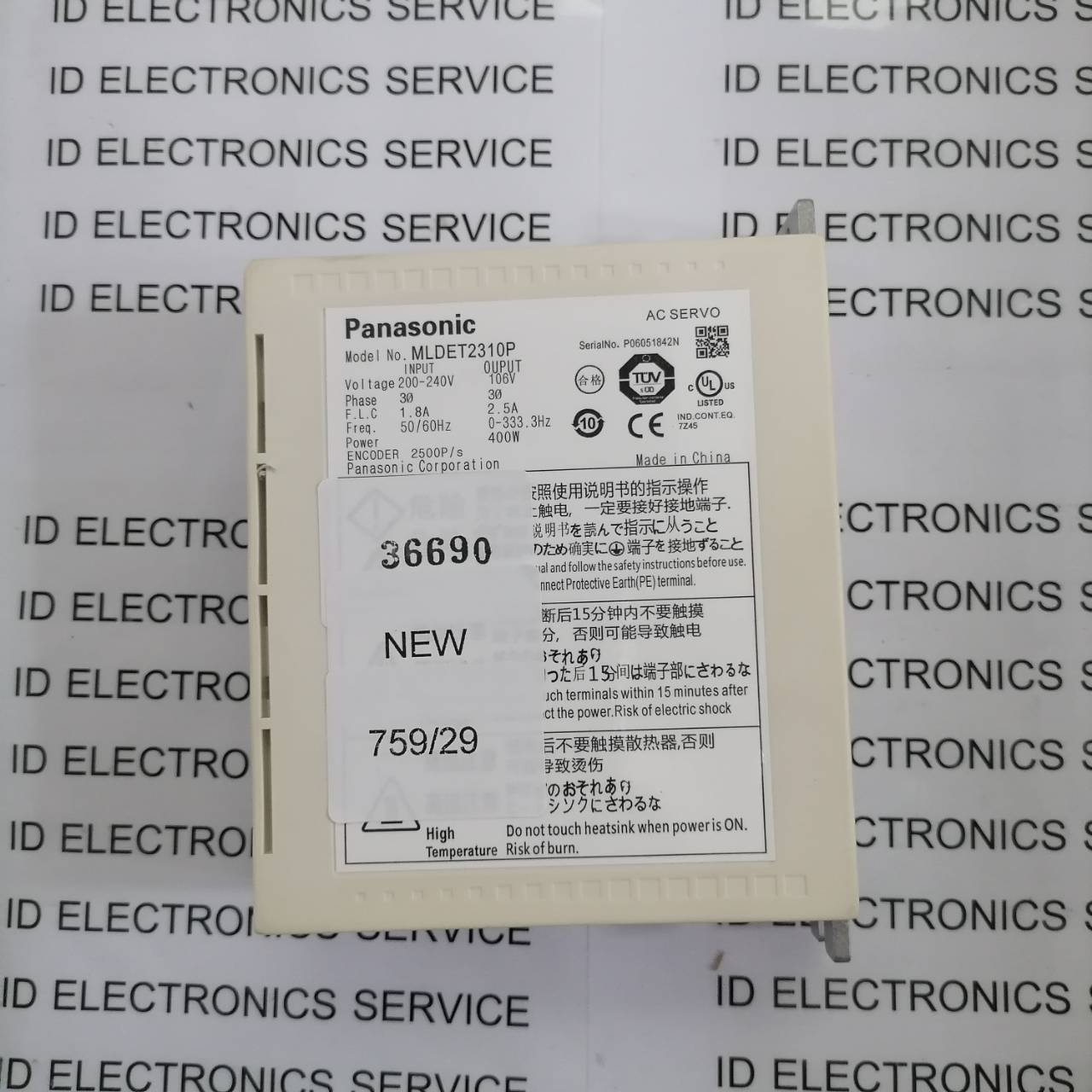 SERVO DRIVE " PANASONIC " MODEL : MLDET2310P