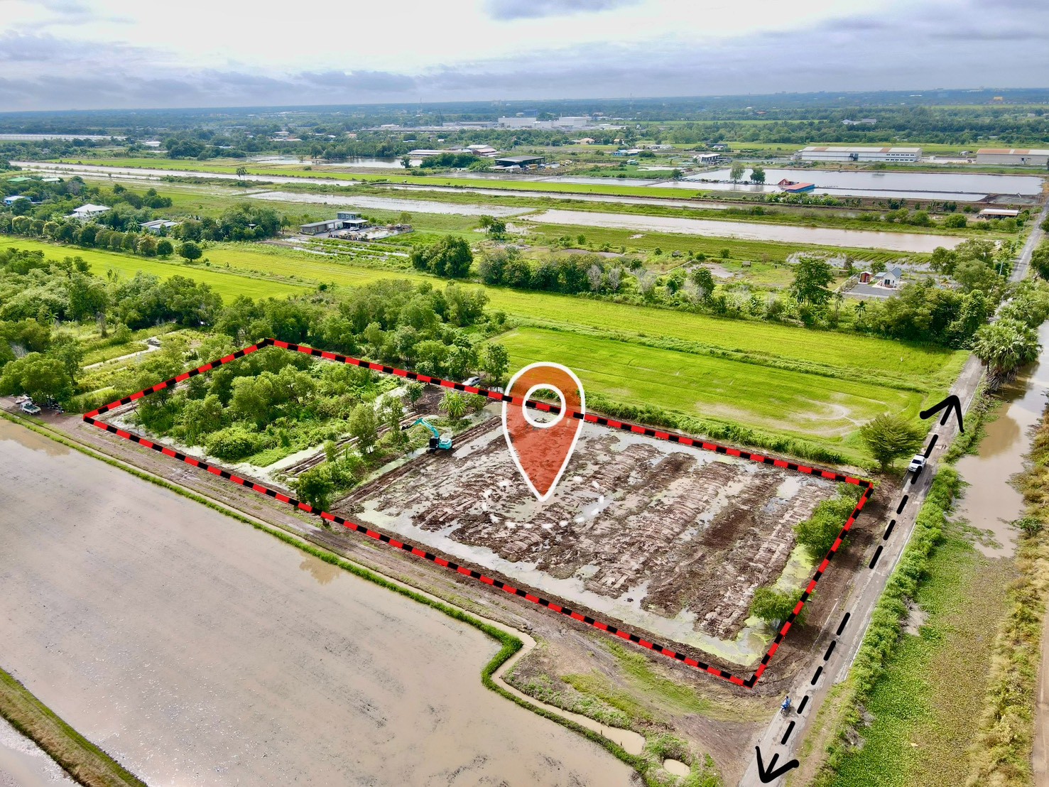 "พบกับที่ดินในฝัน ใกล้มอเตอร์เวย์ 🌿 1 ไร่ – 146 ตร.ว. ที่คลอง 5 อ.คลองหลวง จ.ปทุมธานี"