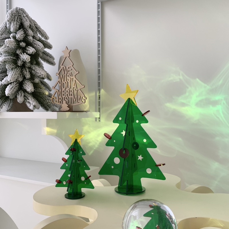 [พร้อมส่ง] Jnihouse : Acrylic Christmas Tree DIY