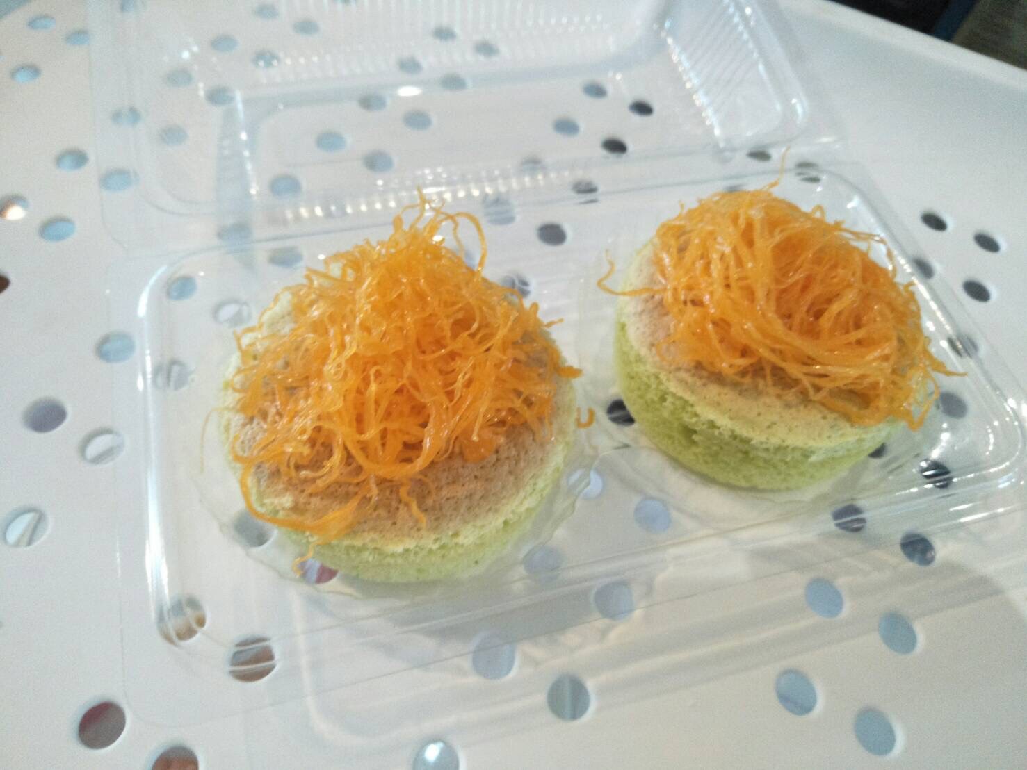 มาม่อนใบเตยหน้าฝอยทอง หอมใบเตย เนื้อมาม่อน นุ่มฟู อร่อย