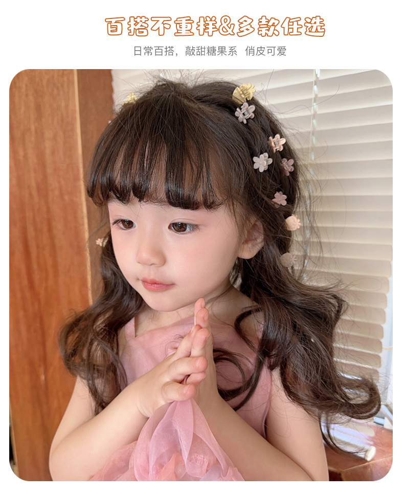 กิ๊บหนีบผมจิ๋ว กิ๊บแฟชั่นยุค90 ใช้ได้ทั้งเด็กและผู้ใหญ่ ใส่แผงวงกลม 10 ชิ้น คละสี