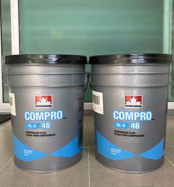 Petro-Canada น้ำมันปั๊มลมแบบสกรู Compro XL-S No.46 ขนาด 20 ลิตร
