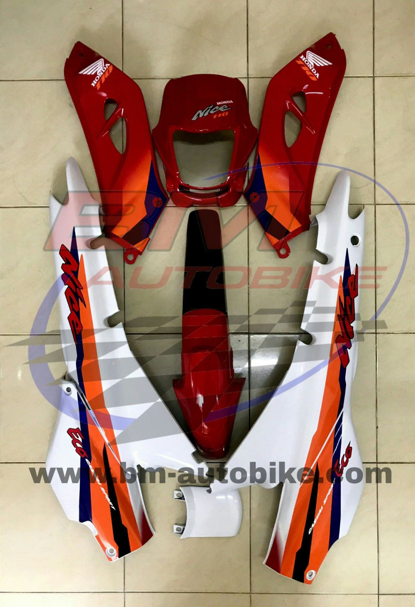 ชุด NICE 100 ตัวเก่า สีแดง127/ขาว 4 กก.