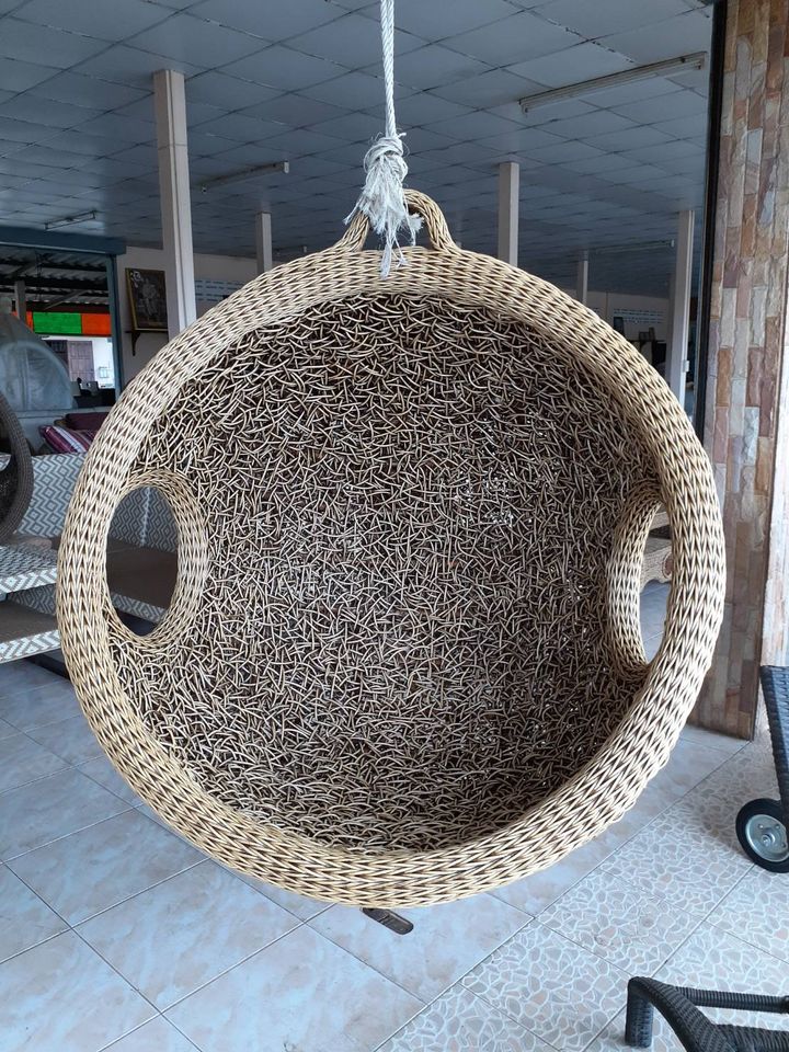 โซฟากลมหวายเทียม