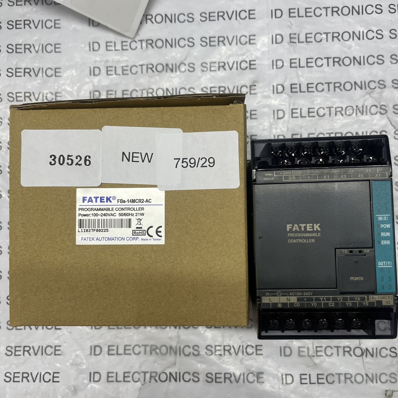 PLC " FATEK " MODEL : FBS-14MCR2-AC