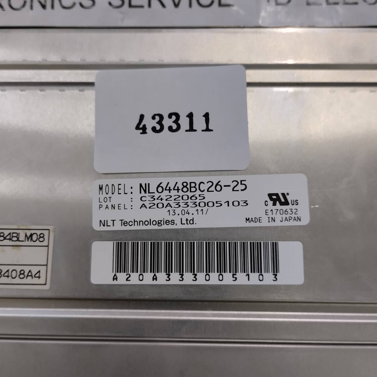 LCD PANEL " NEC " MODEL : NL6448BC26-25