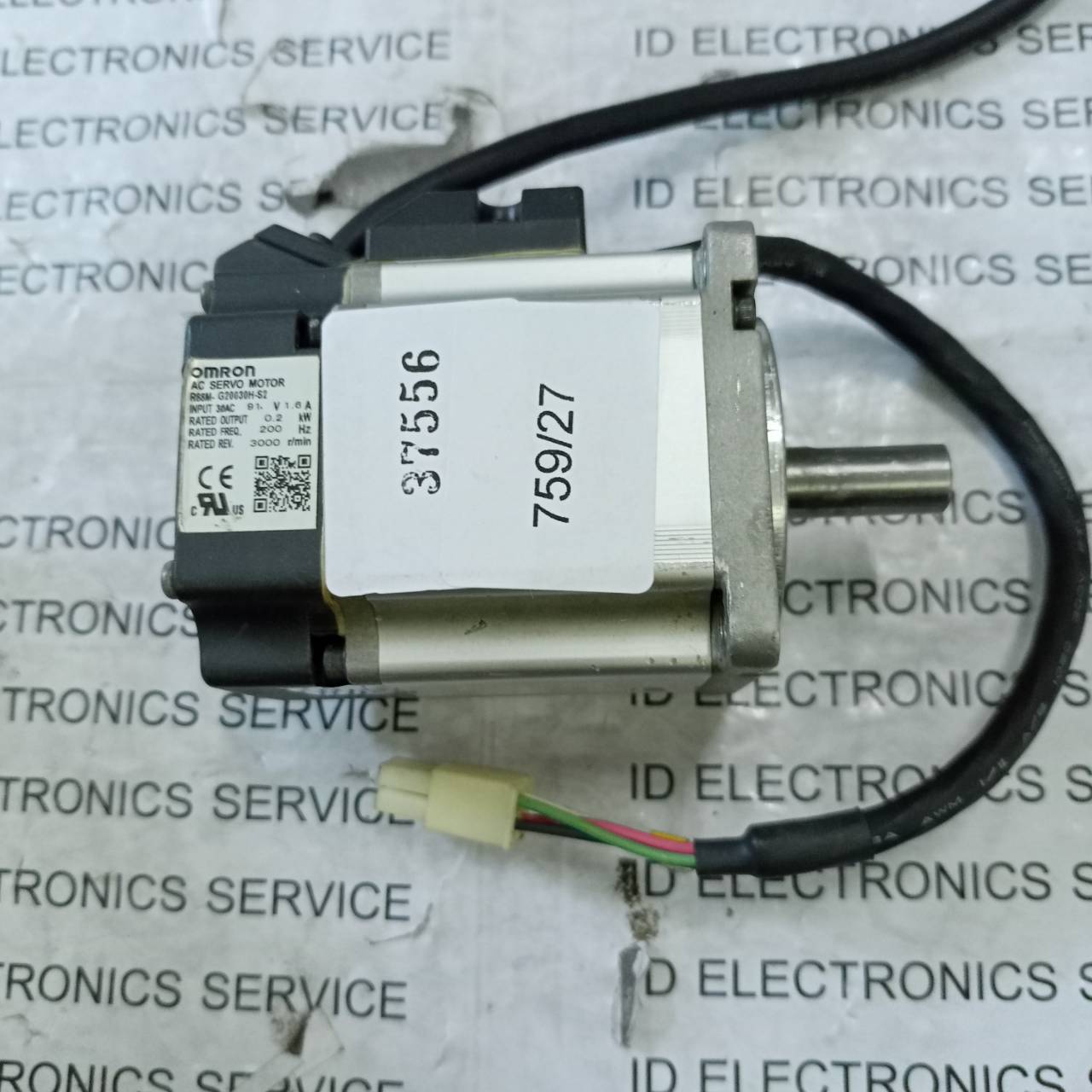 จำหน่าย ซ่อม SERVO MOTOR OMRON R88M-G20030H-S2