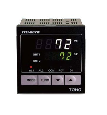 TTM-007W-P-A : TOHO เครื่องควบคุมอุณหภูมิแบบดิจิตอล Digital Temperature Controller (Size 72x72 mm.) (Output SSR)