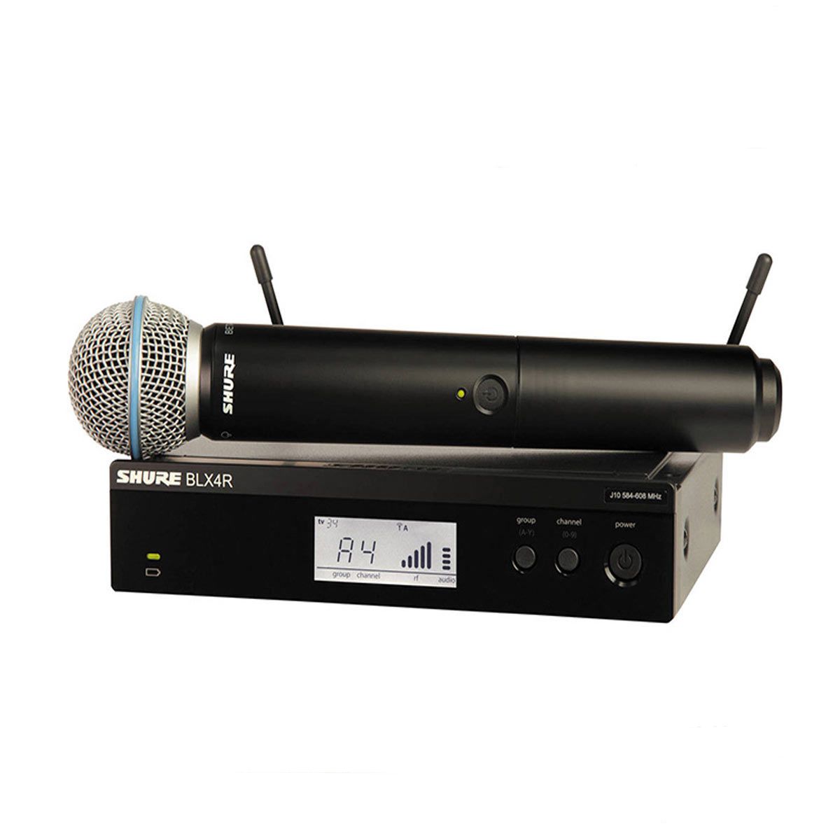 SHURE BLX24RA/B58-M19 ไมโครโฟนไร้สาย ไมค์ลอยแบบไมค์เดี่ยว คลื่นความถี่ 694-703 MHz