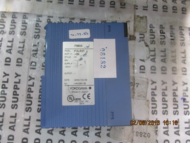 PLC " YOKOGAWA " MODEL : F3LR01