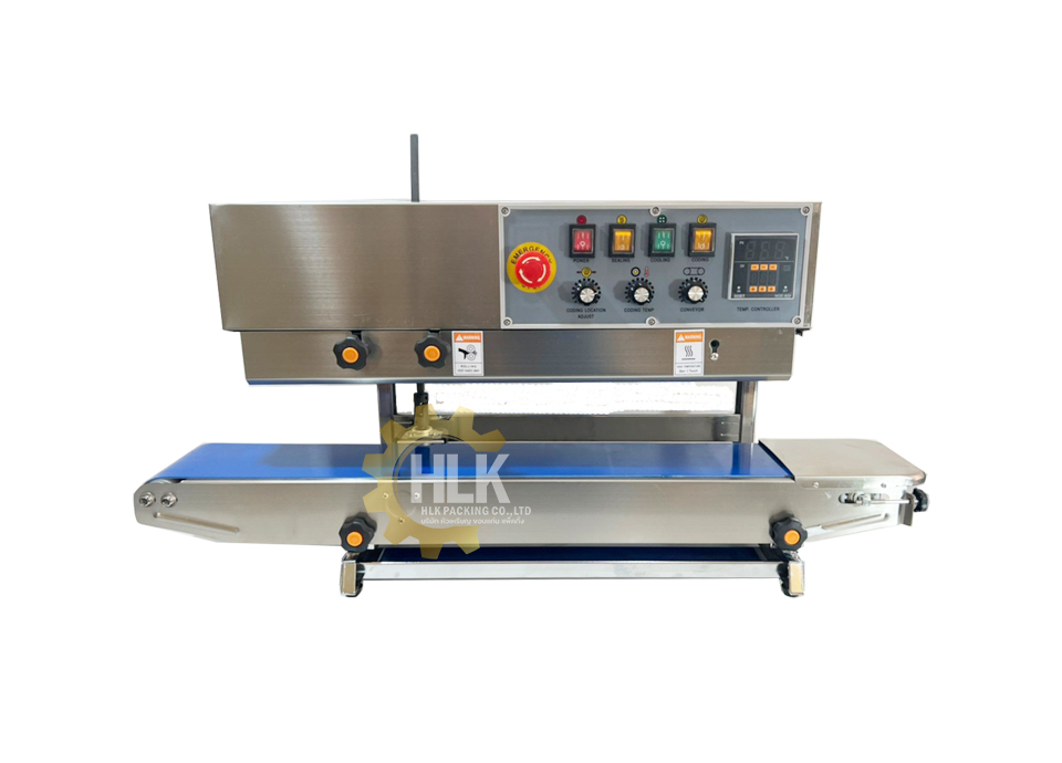 เครื่องซีลสายพานแนวตั้ง พิมพ์วันที่ Dingye: FRD-1000V