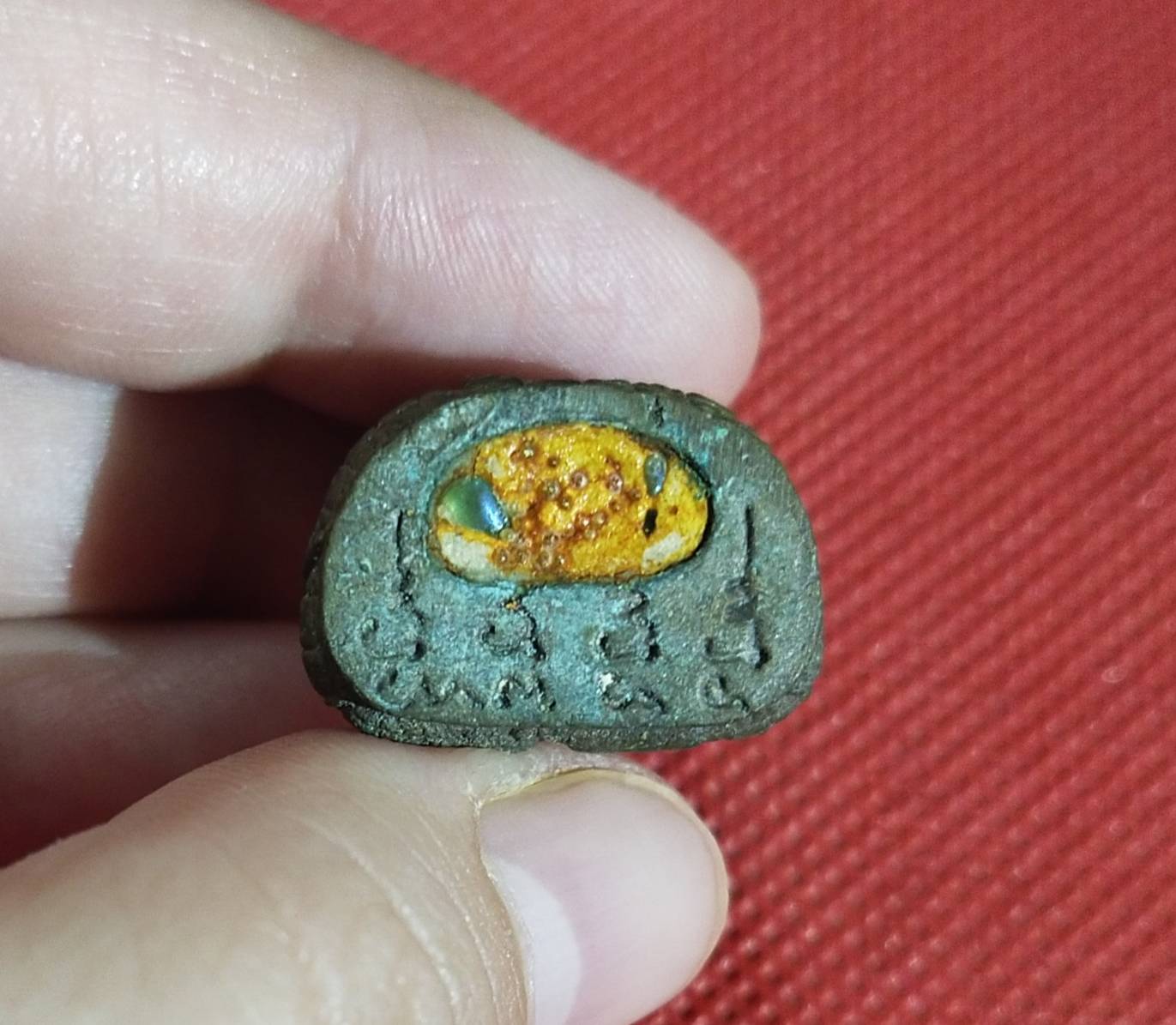 พระสังกัจจายน์ รุ่น๑ เลข7 (เนื้อดีบุก) หลวงปู่สิงห์โต จิตฺตธมฺโม สร้าง100องค์เท่านั้น