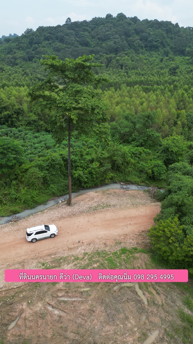 🌳 ขายที่ดินนครนายก 1 ไร่ 80 ตรว อยู่ด้านในหุบเขา มีวิวภูเขาสวยๆ ด้านหน้าเป็นลำธารเล็กๆ ต.เขาเพิ่ม อ.บ้านนา จ.นครนายก โฉนดครุฑแดง