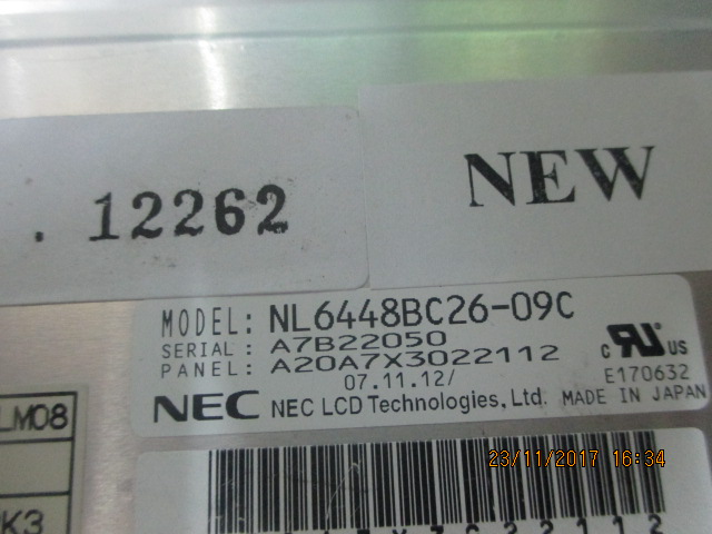PLC " PANEL " NEC " MODEL : NL6448BC26-09C