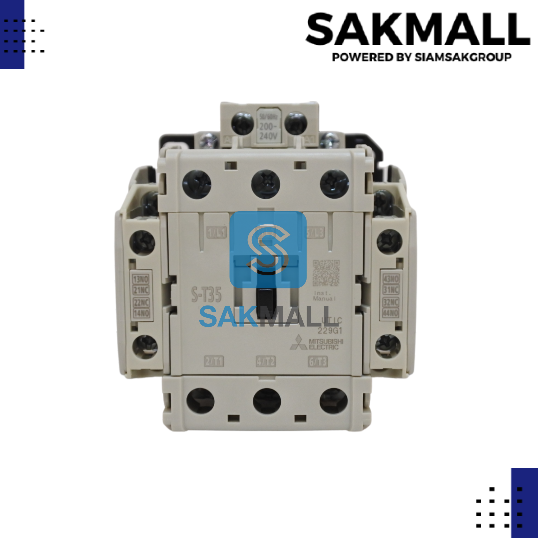 คอนแทคเตอร์มิตซูบิชิ S-T35 200V. (เฉพาะแมกเนติก)