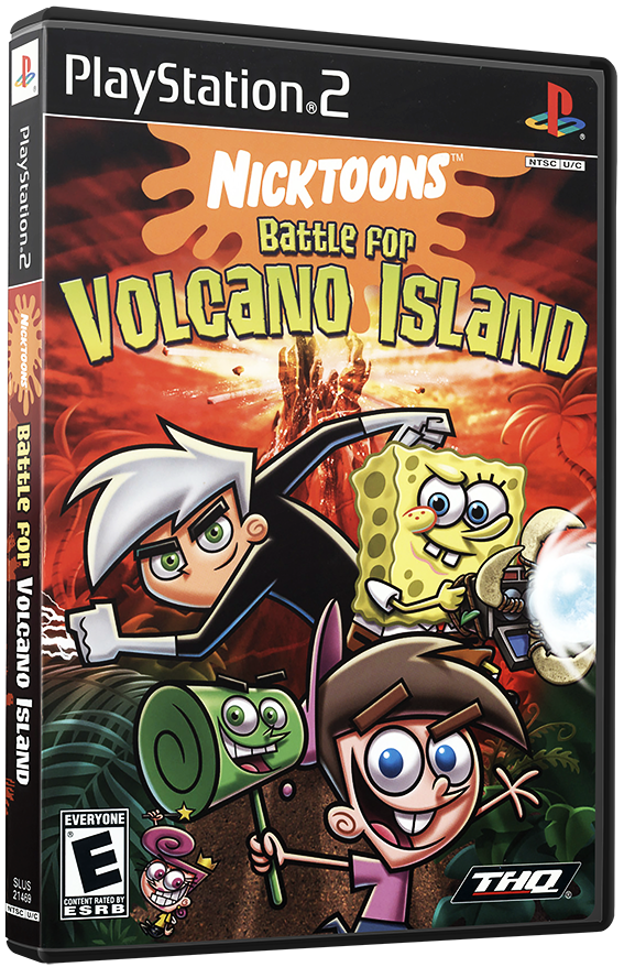 แผ่นเกมส์ PS2 : Nicktoons - Battle for Volcano Island