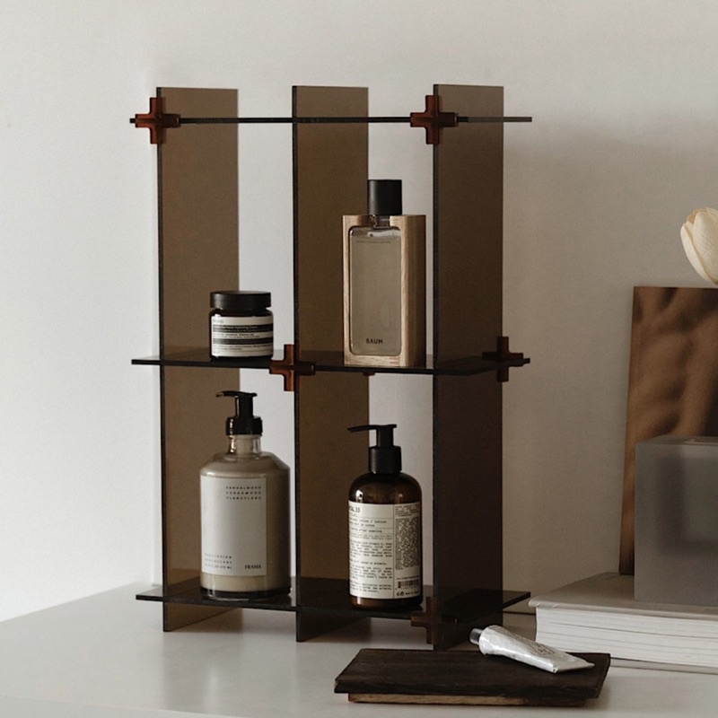 [พร้อมส่ง] Jnihouse : วางอะครีลิคใส ชั้นวางน้ำหอม ชั้นวางของ