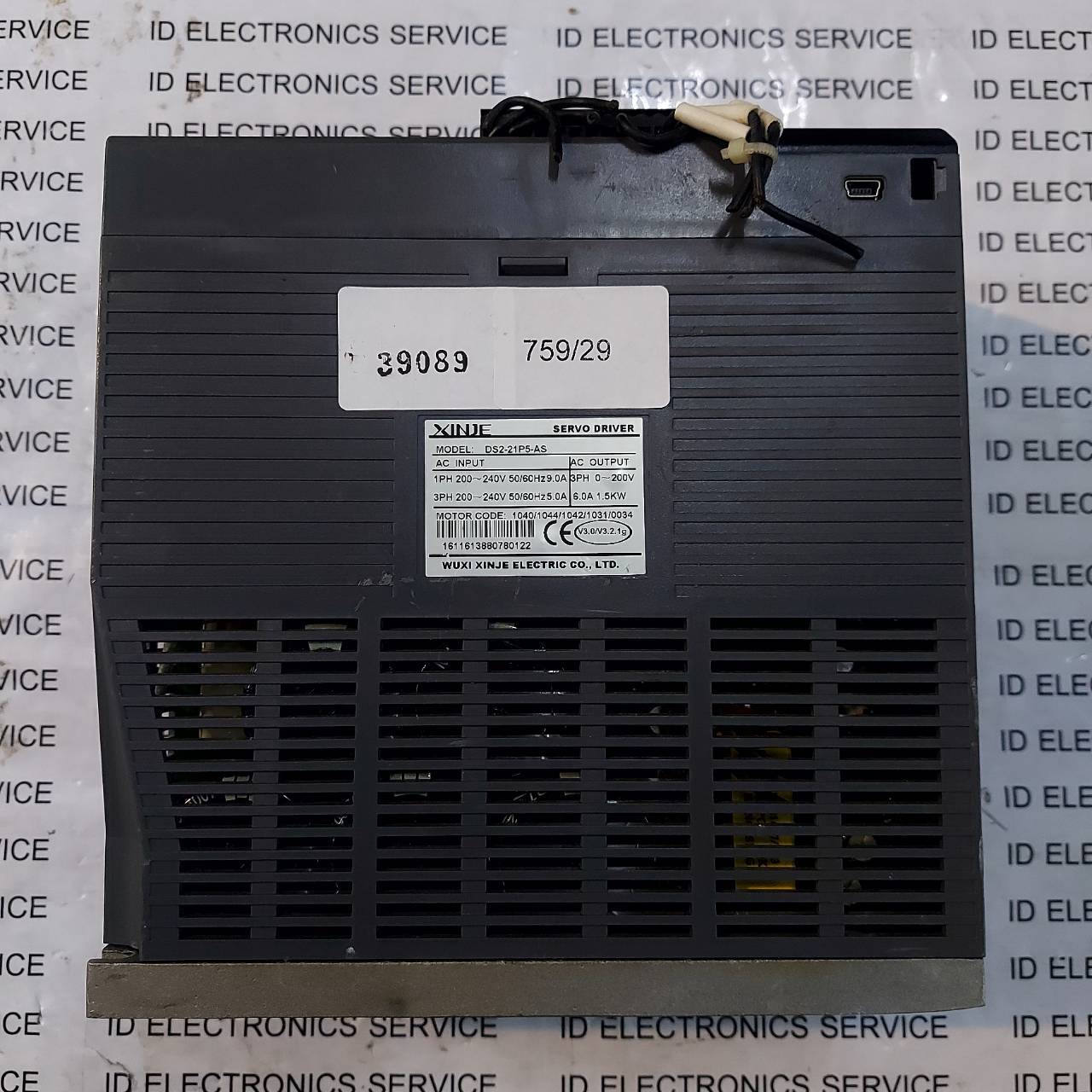 SERVO DRIVE " XINJE " MODEL : DS2-21P5-AS