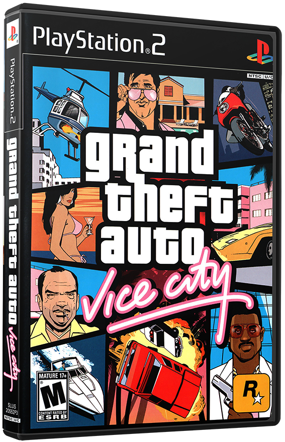 แผ่นเกมส์ PS2 : Grand Theft Auto - Vice City