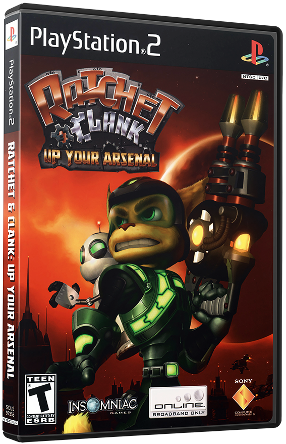 แผ่นเกมส์ PS2 : Ratchet & Clank - Up Your Arsenal