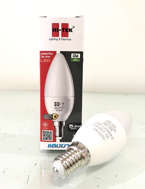 Hi-tek หลอดจำปา LED ECO SERIES ขนาด 5 วัตต์ แสงขาว (DAYLIGHT)