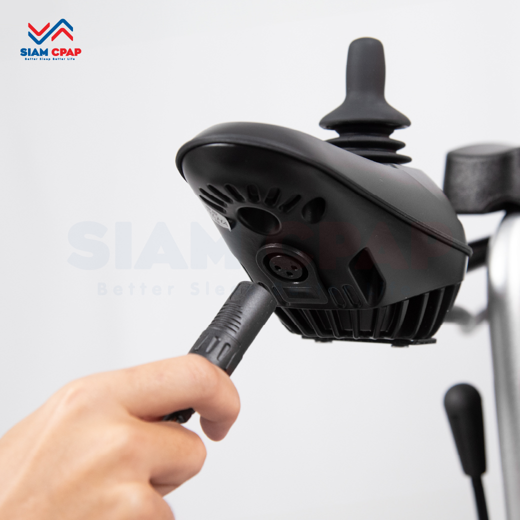 รถเข็นไฟฟ้า แบบพับได้ (Foldable Electric Wheelchair) รุ่นราคาประหยัด รับประกัน 1 ปี