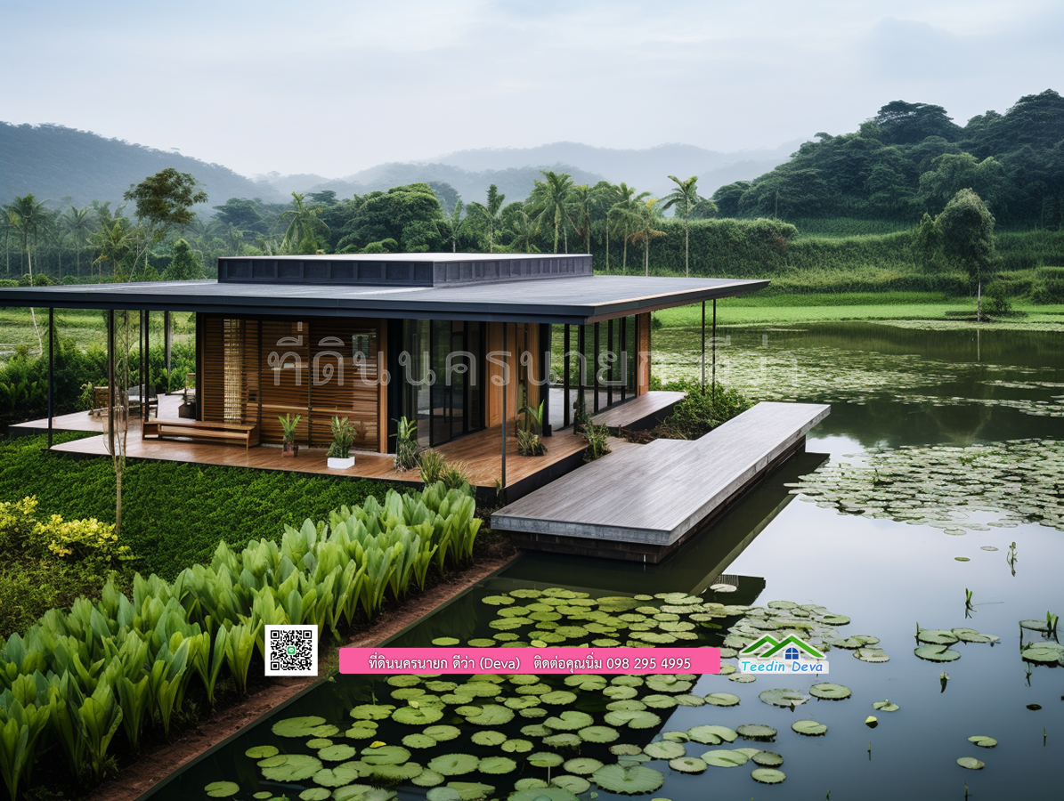 แบบบ้าน ตากอากาศ ริมน้ำ ริมแม่น้ำ