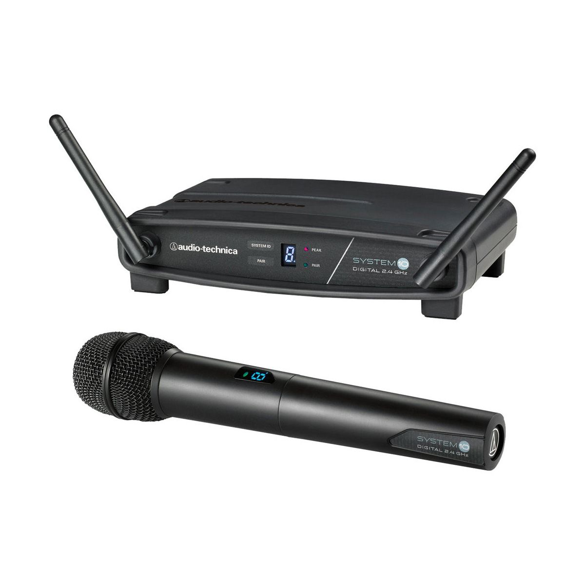 Audio technica ATW-1102 (EX2) ชุดไมค์ลอยดิจิตอล แบบมือถือเดี่ยว 2.4 GHz