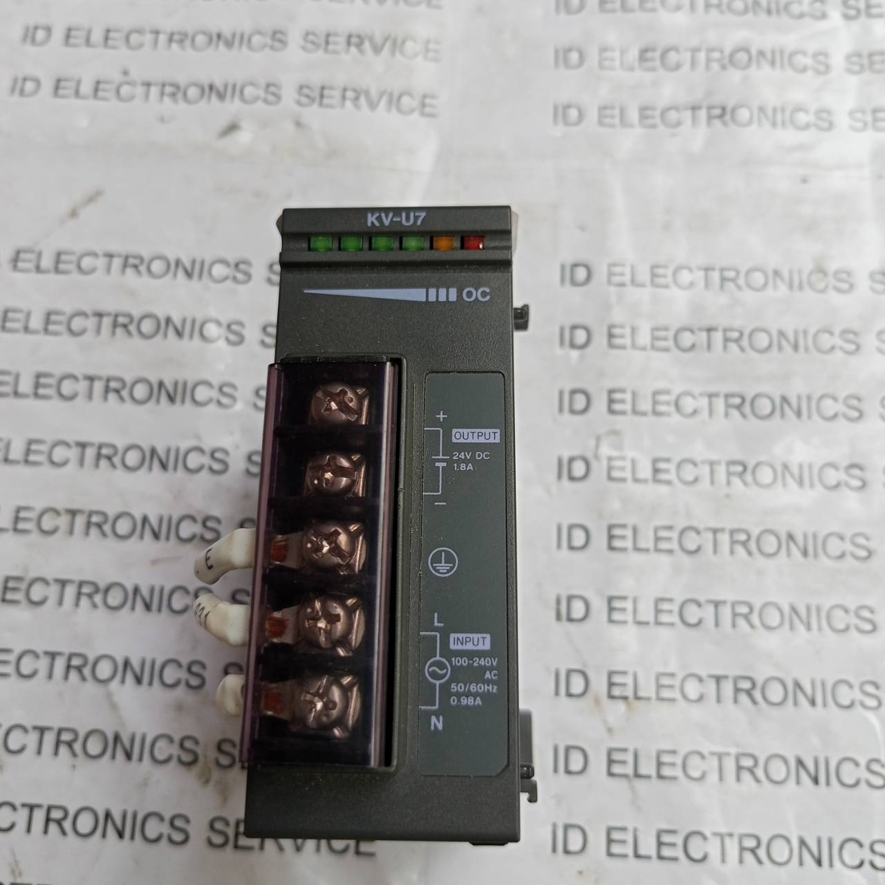 PLC " KEYENCE " MODEL : KV-U7