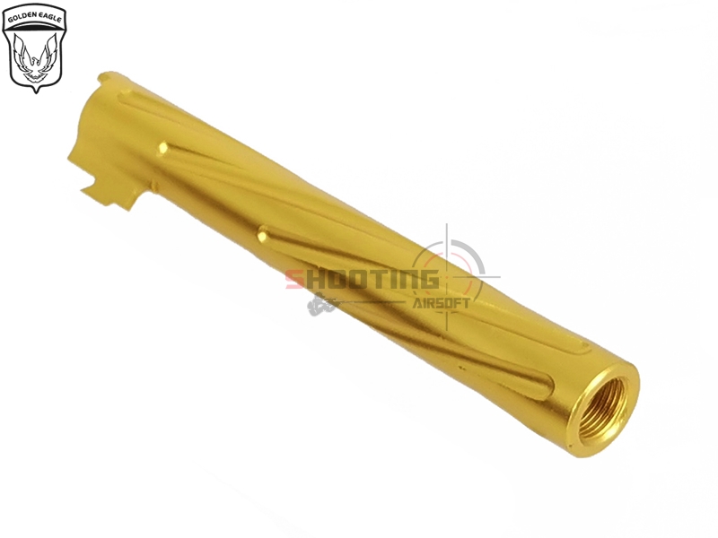 ท่อนอก เซาะร่องเกลียว Hi-Capa 5.1 GBB - Golden Eagle