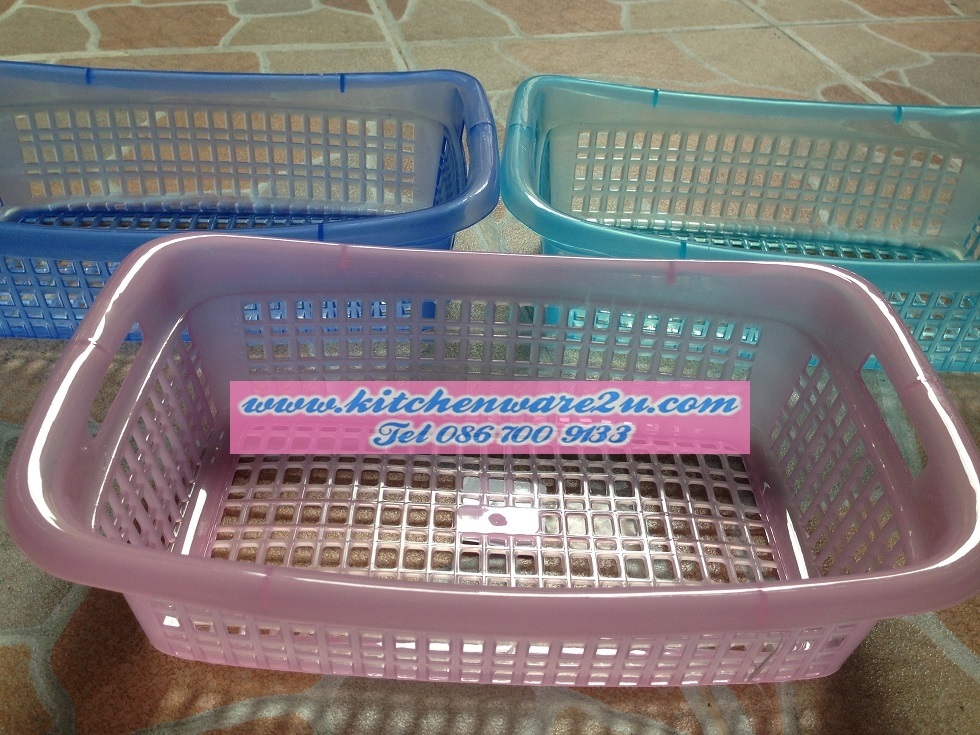 P07756 ตะแกรงใส่ช้อน ตะเกียบ (กว้าง 16 x ยาว 25.5 xสูง 7.5 cm) L5 ราคาส่งต่อ 1โหล: 12 ใบ