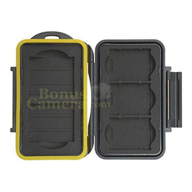 MC-XQDCF5 กล่องเก็บ XQD card ได้ 3 ชิ้น และ CF card ได้ 2 ชิ้น Memory Card case for 3 XQD Card + 2 CF Card