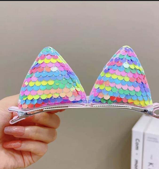 💗มาหยากิ๊ฟช้อป💗 กิ๊บหูแมว กิ๊บโบว์มุก น่ารัก ๆ ฟรุ๊งฟริ๊ง สำหรับเด็กผู้หญิง กิ๊บผู้หญิง แพ็คคู่