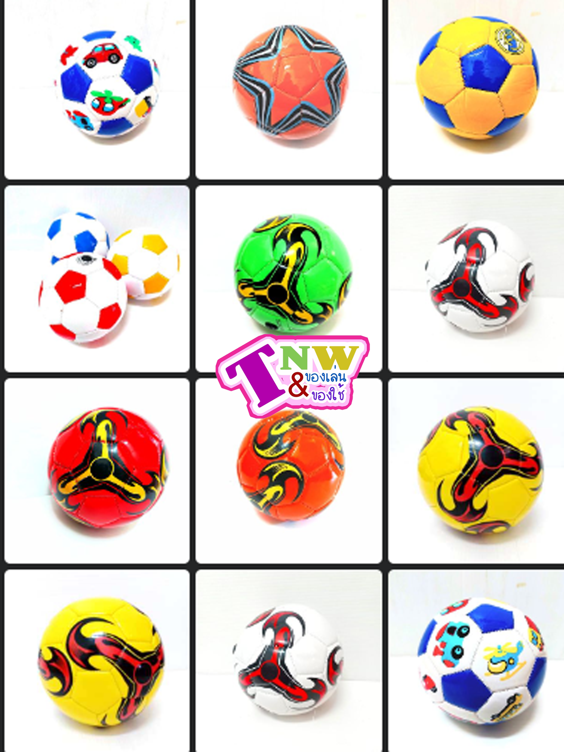 ส่งไว พร้อมส่งจากไทย ลูกฟุตบอล หนัง ฟุตบอล เบอร์ 2 หนัง PU ลายการ์ตูน (ไม่สูบลมส่ง ไม่มีเข็มแถม) คละลาย ฟุตซอล บอลหนัง บอลเด็ก