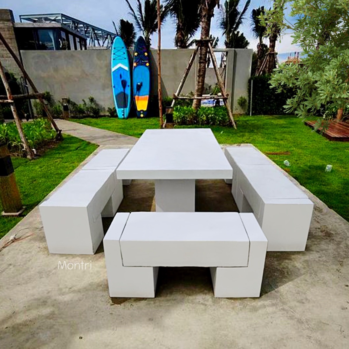 โต๊ะสนาม สุดคุ้ม ยาว 2 เมตร ได้ถึง 12-14 คนสามารถใช้ประโยชน์ได้ทุกโอกาส