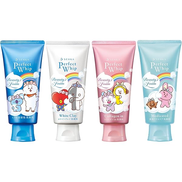 SENKA Perfect Whip เซนกะ เพอร์เฟ็ค วิป ลาย BT21 120 กรัม 4 สูตร