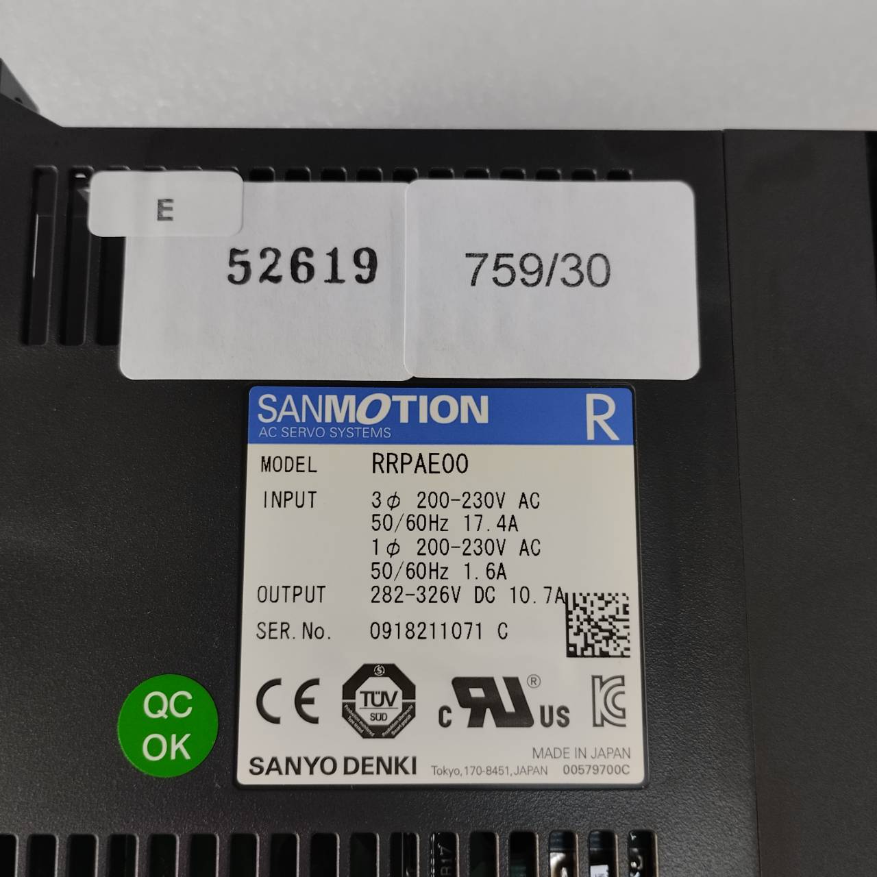 RRPAE00 DRIVE "SANYO DENKI"