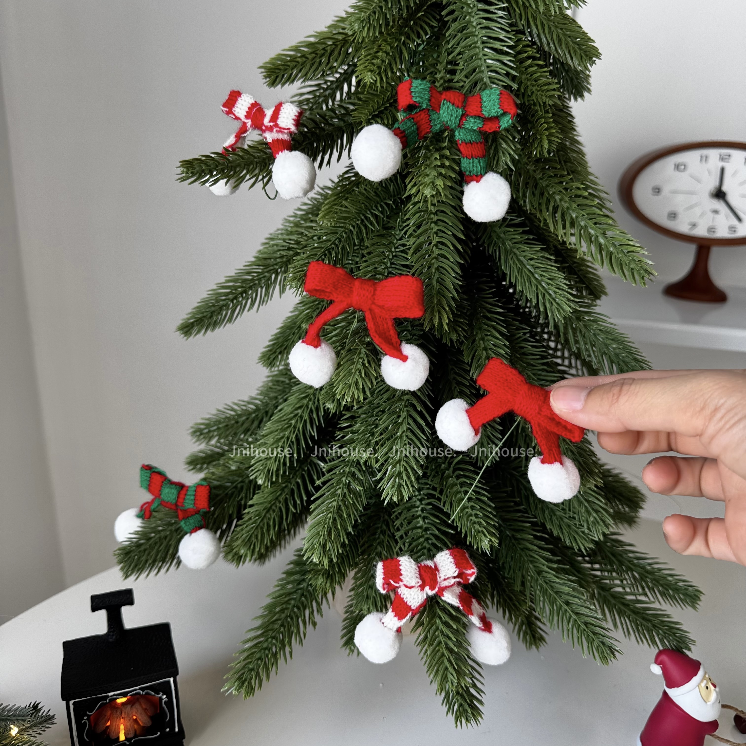 [พร้อมส่ง] Jnihouse : หมวกประดับคริสต์มาส โบว์คริสต์มาส (decorative Christmas hat)