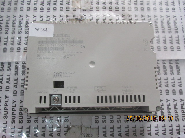 จำหน่าย 6AV6 545-0BB15-2AX0 (TP170 MONO) HMI "SIEMENS"